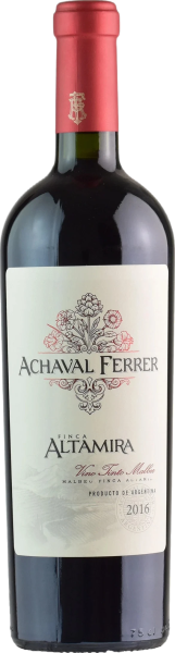 Achaval Ferrer Malbec from Tunuyan, Mendoza, powerful and elegant ruby red wine