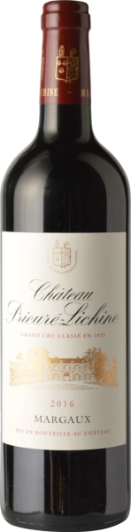 Red French Chateau Prieure Lichine Margaux 2021 wine