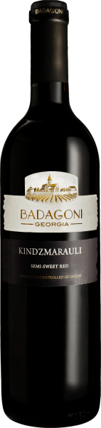 Red Georgian Badagoni Kindzmarauli 2022 wine