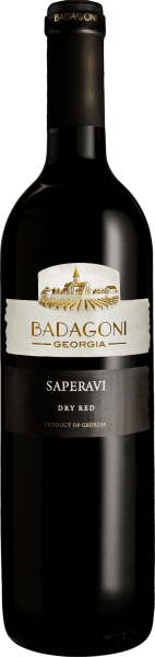 Red Georgian Badagoni Saperavi 2018 wine