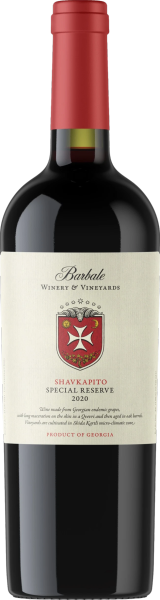 Red Georgian Barbale Shavkapito Reserve 2022 wine