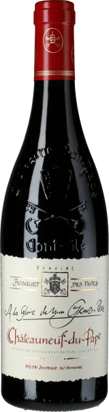 Red French Bosquet des Papes A la Gloire de Mon Grand Pere Chateauneuf Du Pape 2022 wine