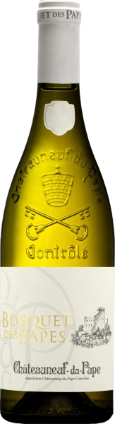 White French Bosquet des Papes Chateauneuf Du Pape Blanc Tradition 2023 wine
